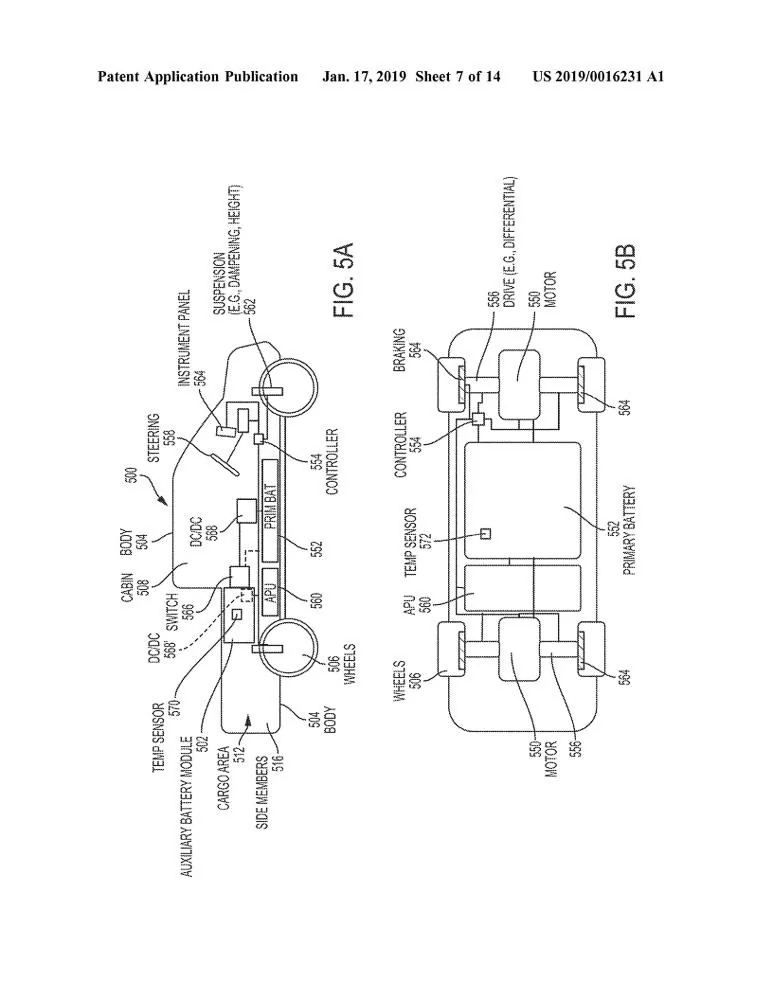 Rivian R1T R1S Revealed: Rivian Patent For Auxiliary Battery Module To Achieve 400+ Miles Range Rivian-Auxiliary-Battery-Module-Patent-Filing-8