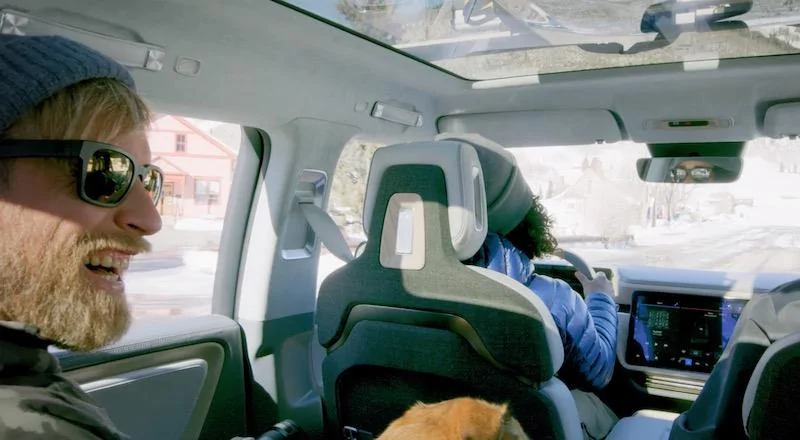 Rivian R1T R1S Rear Seat Room in R1S Rivian-R1S-R1T-Rear-Seat-Legroom-1