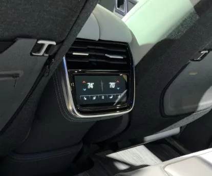 Rivian R1T R1S Surprising things about the R1T Rivian-Rear-Touch-Screen-414x344