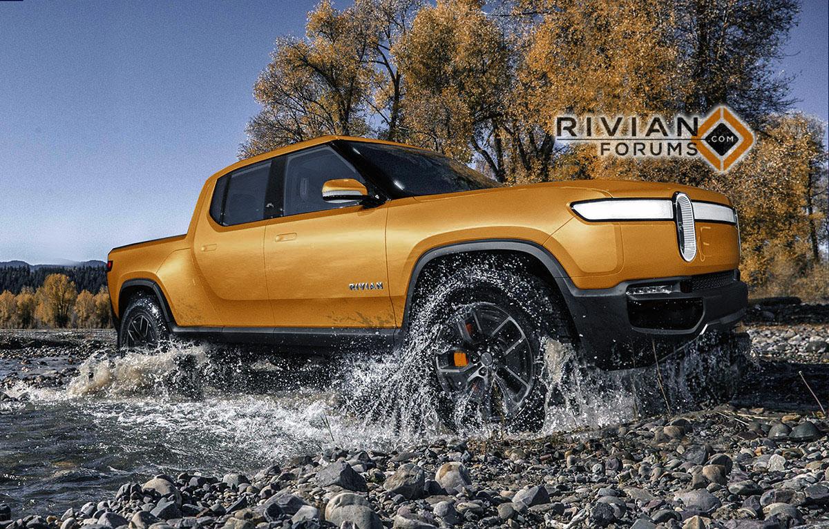 Rivian R1T R1S Rivian R1T Colors - Previews OrangeRivian