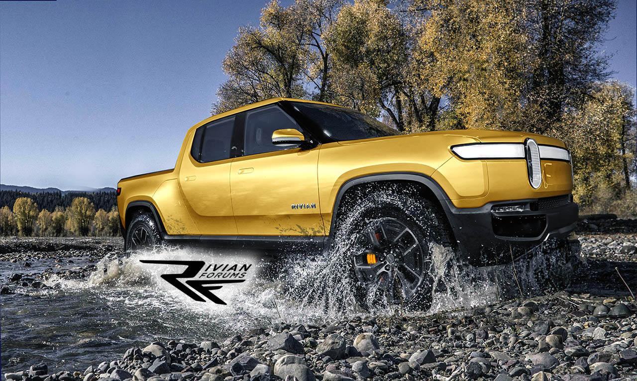 Rivian R1T R1S Rivian R1T Colors - Previews rivianoffroadyellow