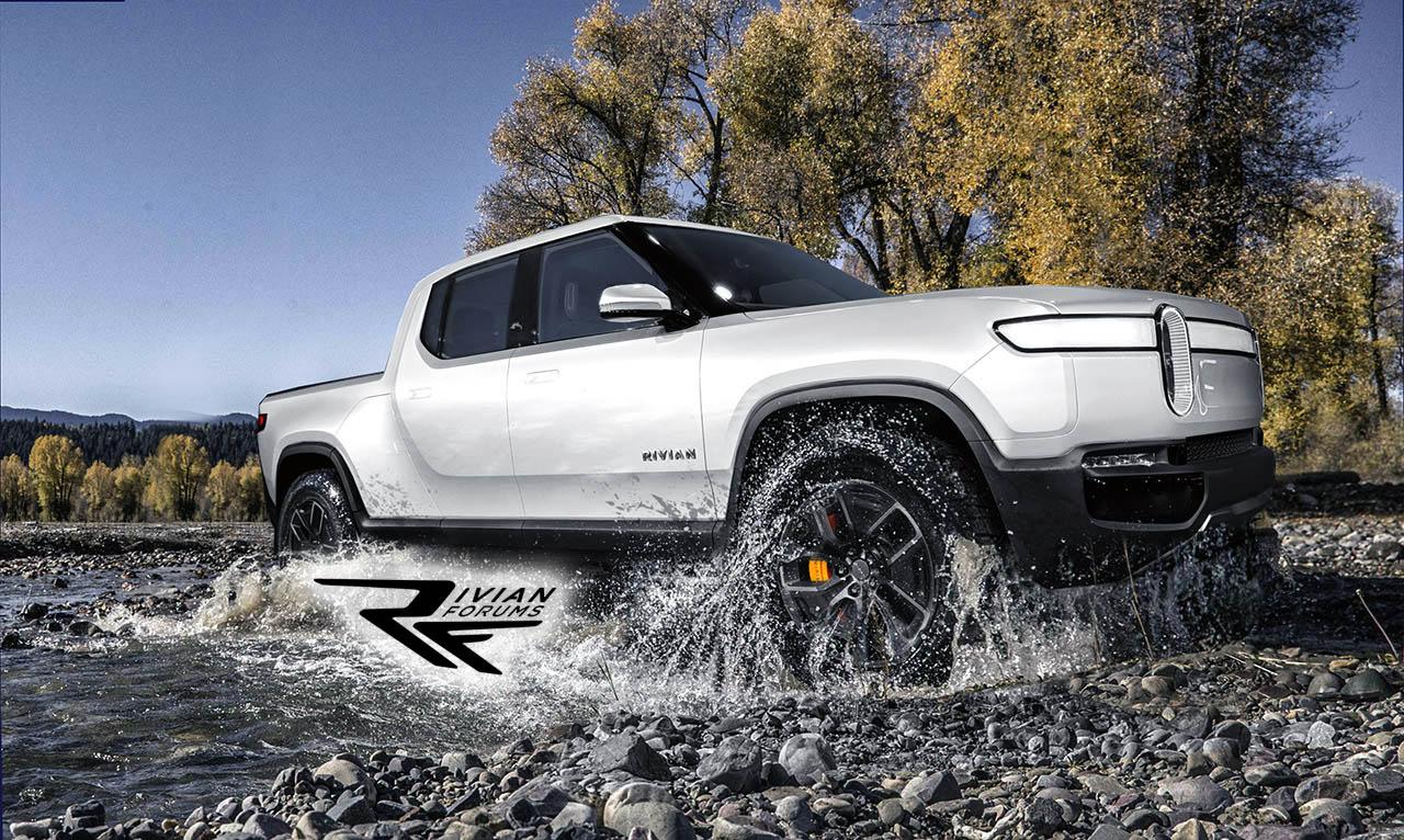 Rivian R1T R1S Rivian R1T Colors - Previews rivianoffroadwhite