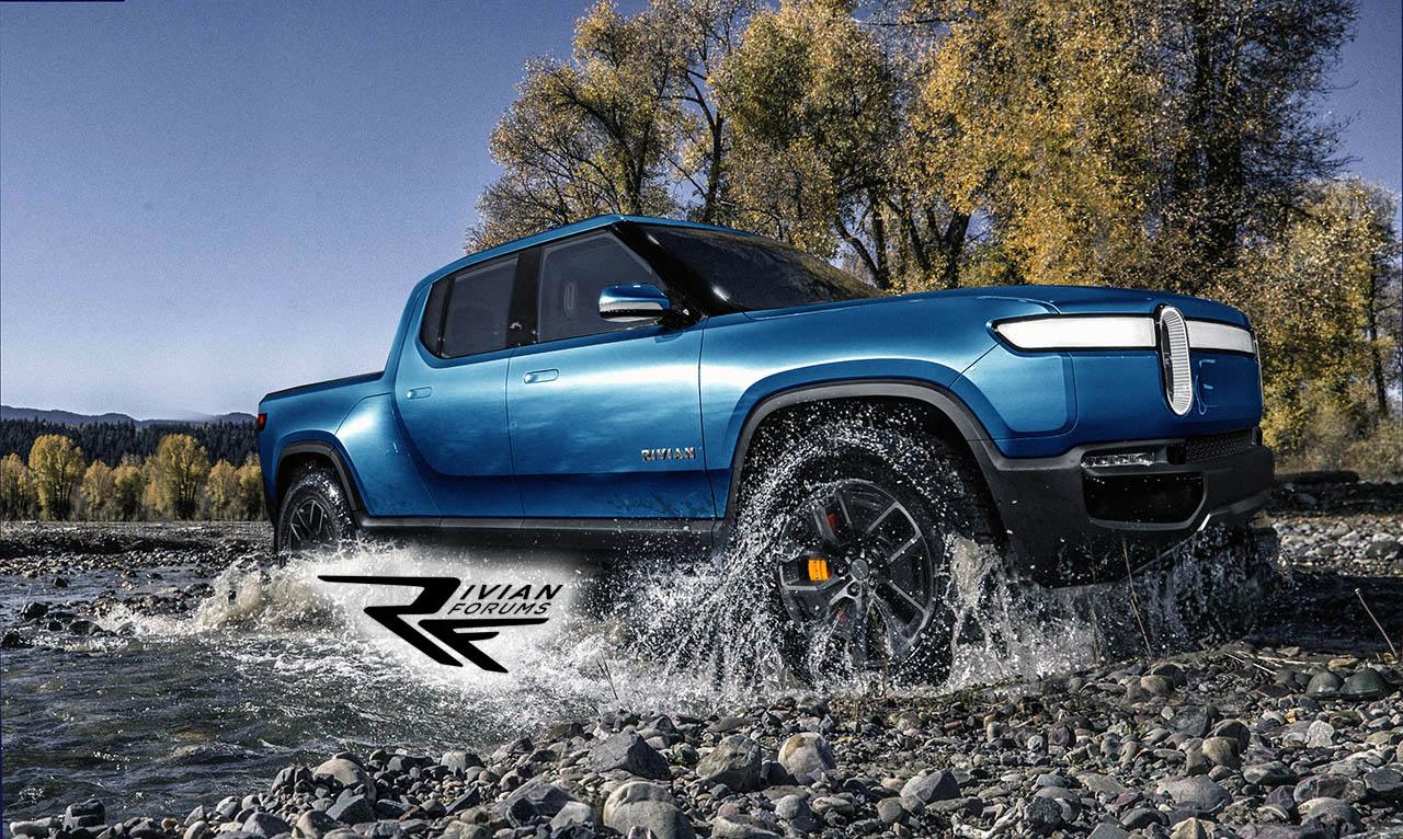 Rivian R1T R1S Rivian R1T Colors - Previews rivianoffroadblue