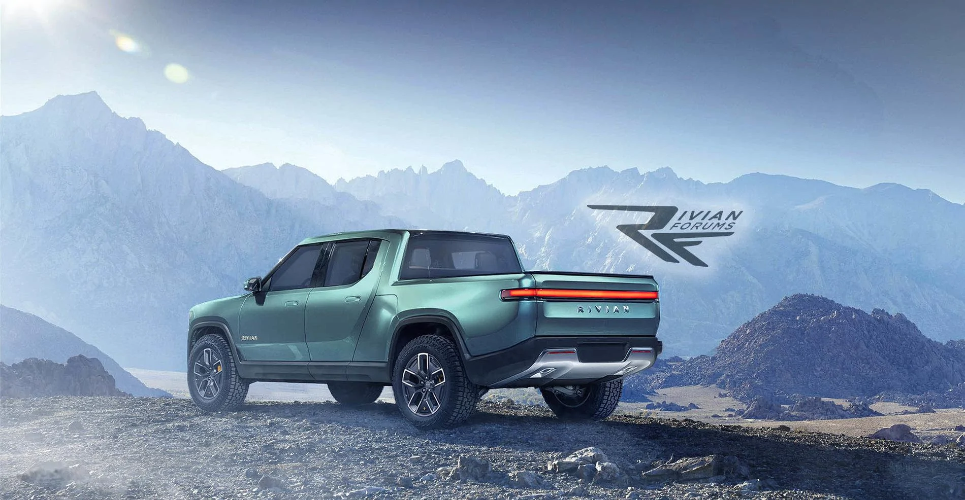 Rivian R1T R1S Rivian R1T Colors - Previews R1Tgreen