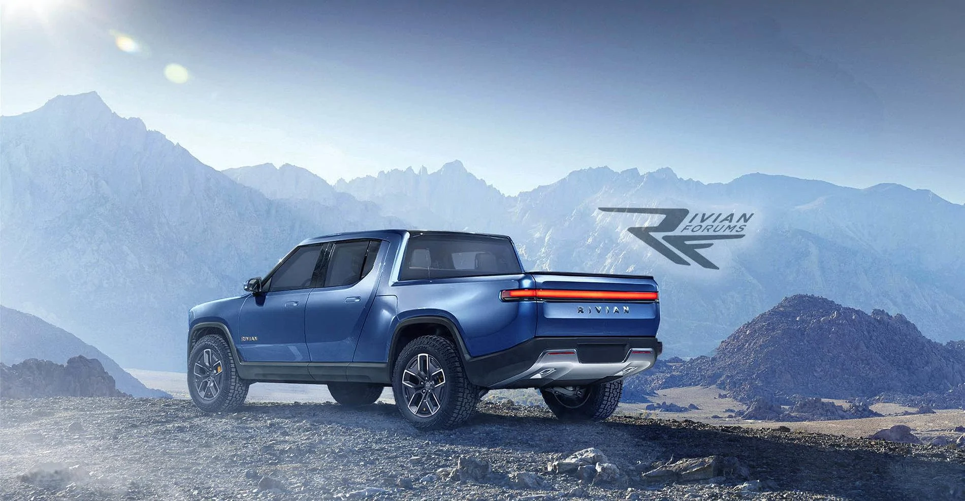 Rivian R1T R1S Rivian R1T Colors - Previews R1Tblu