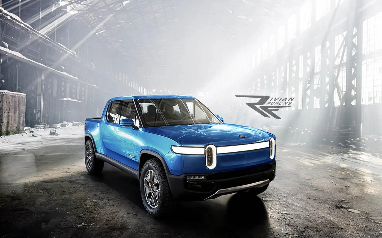 Rivian R1T R1S Rivian R1T Colors - Previews rivianblu