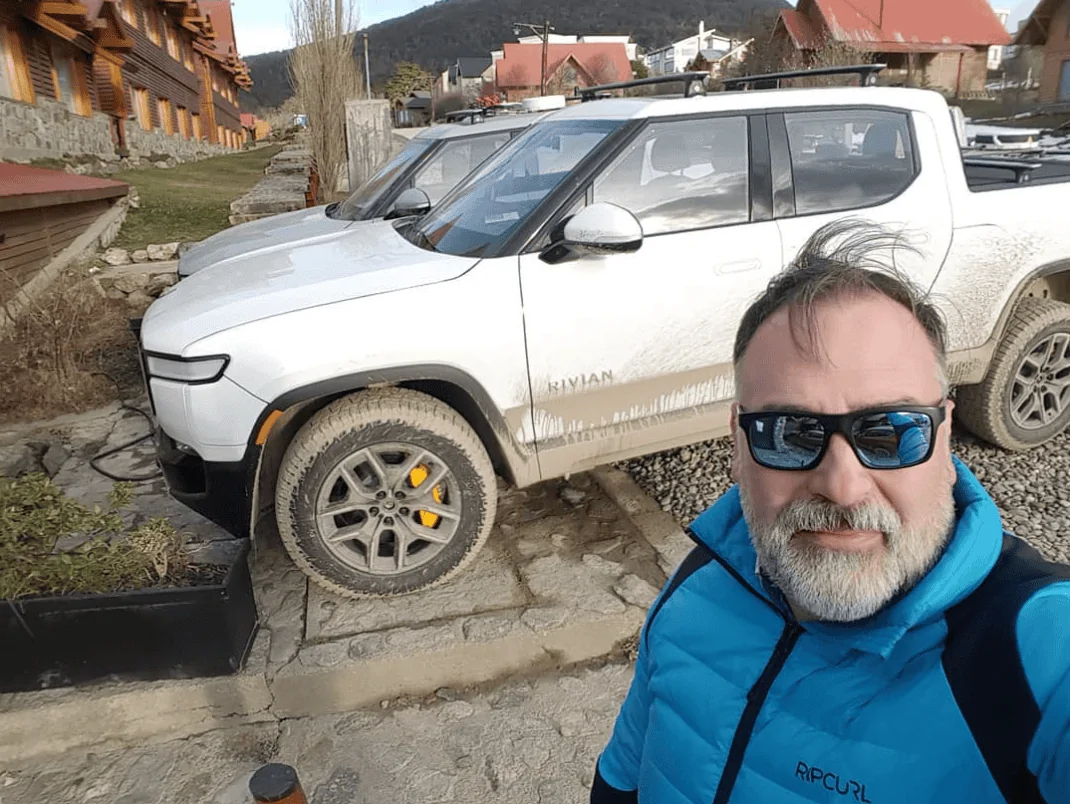 Rivian R1T R1S Preproduction Rivian R1T spotted testing at Tierra del Fuego! R1T Argentina