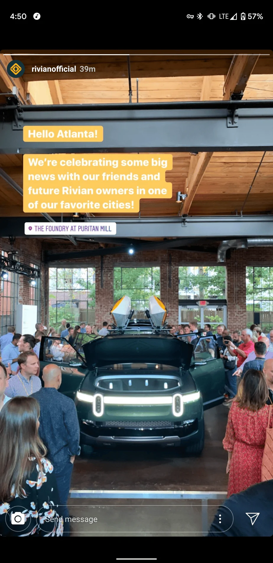 Rivian R1T R1S Rivian Atlanta Private Preview Event feedback, pics/video Screenshot_20190913-165024