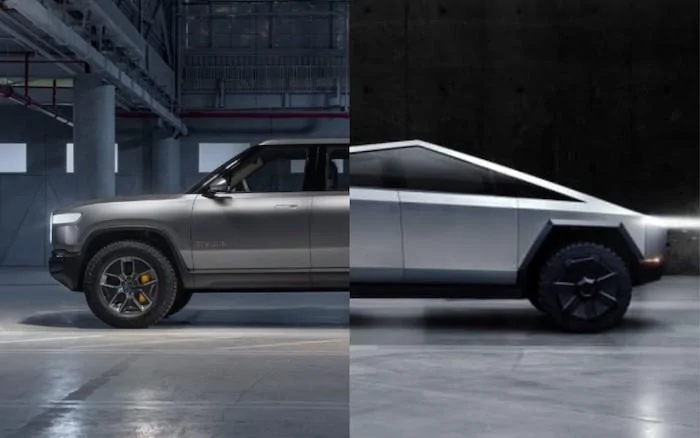 Rivian R1T R1S Rivian vs. Cybertruck tesla-cybertruck-beats-rivian-r1t-across-the-board-still-remains-big-and-ugly_1