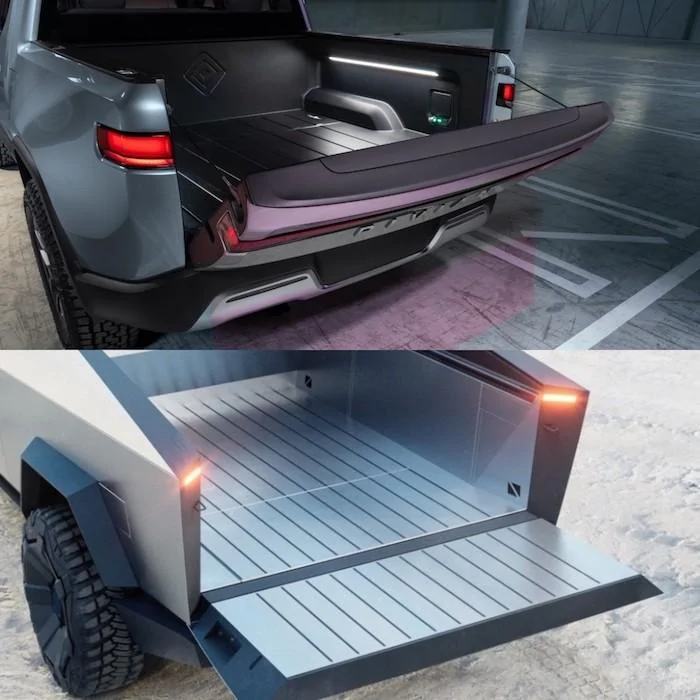 Rivian R1T R1S Rivian vs. Cybertruck tesla-cybertruck-beats-rivian-r1t-across-the-board-still-remains-big-and-ugly_4