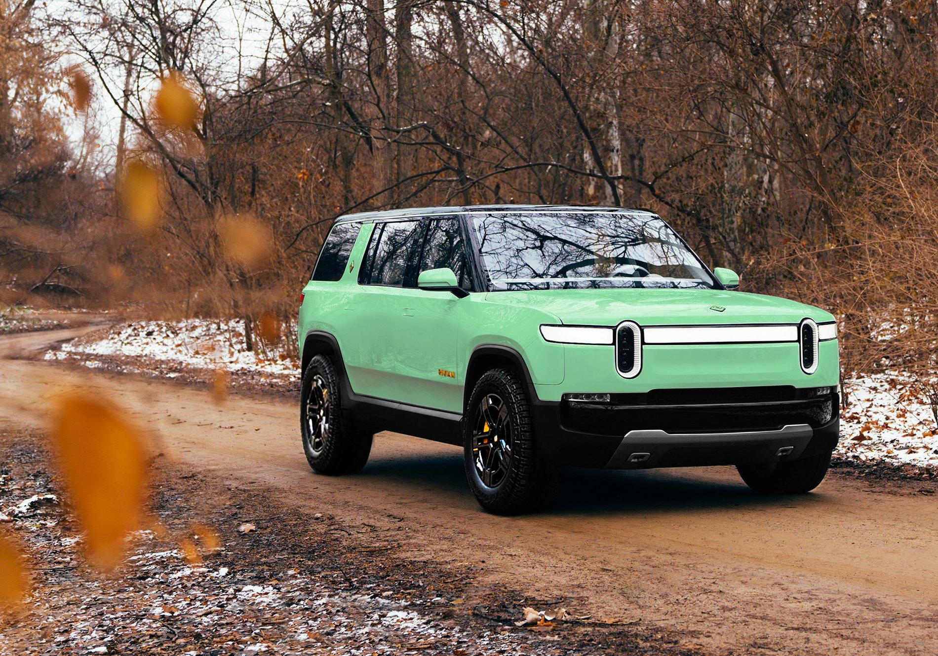 Rivian R1T R1S Unofficial color thread for R1S (with renderings) Mint-Rivian-R1S-SUV