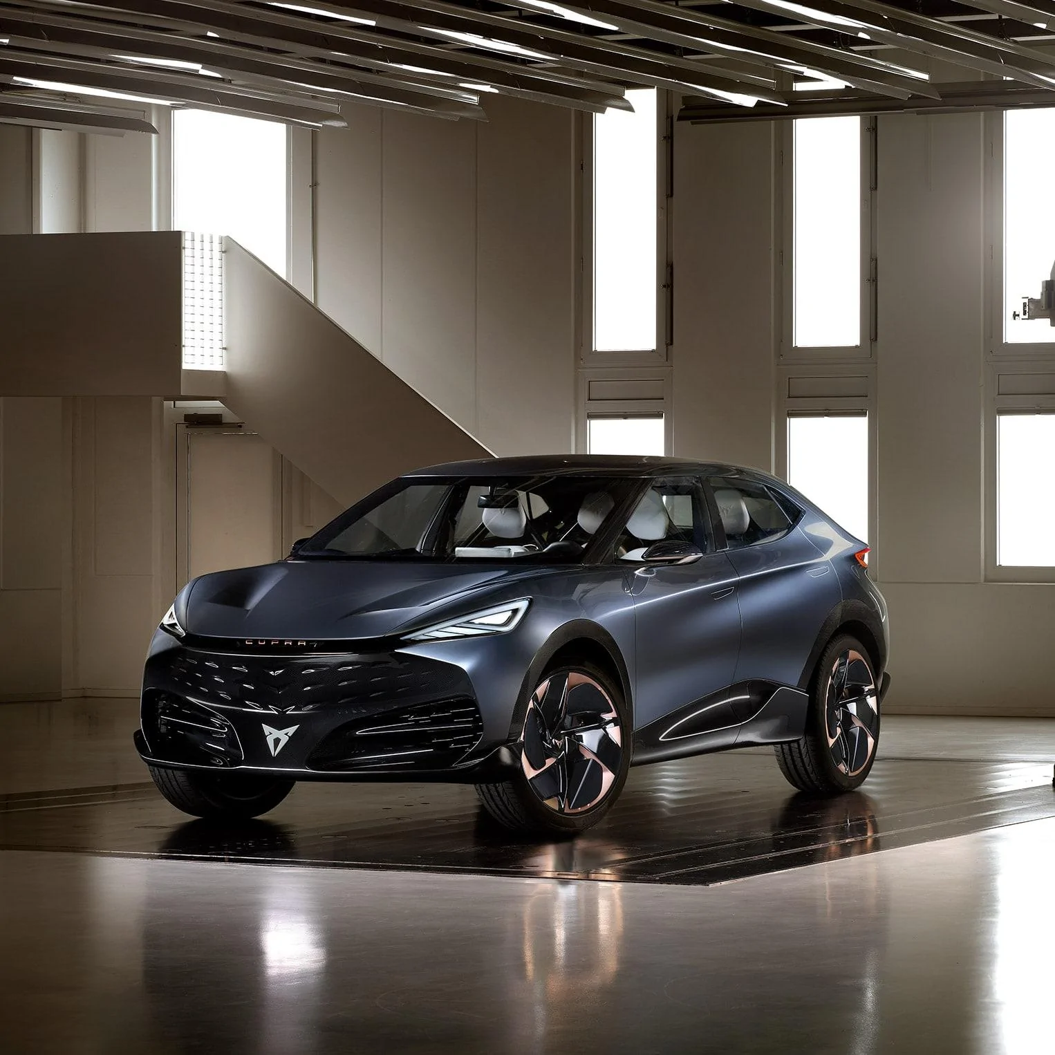 Rivian R1T R1S Cupra Tavascan e-SUV concept Cupra_Tavascan_eSUV_concept_front_driver