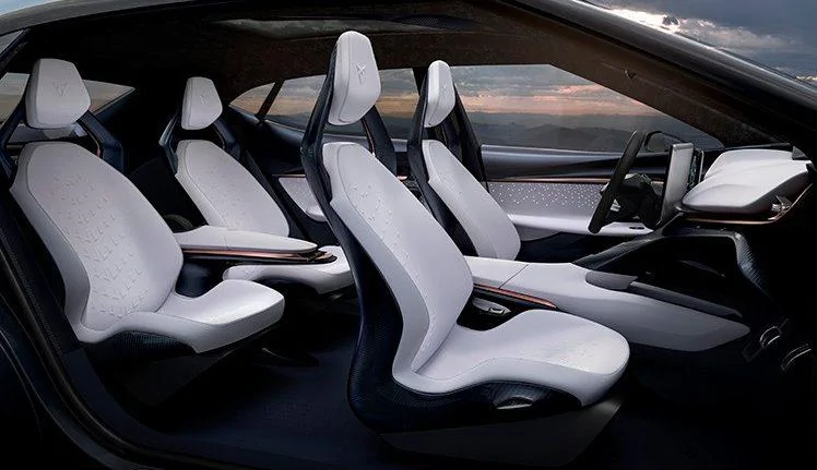 Rivian R1T R1S Cupra Tavascan e-SUV concept Cupra_Tavascan_eSUV_concept_interior_passenger_wo_doors