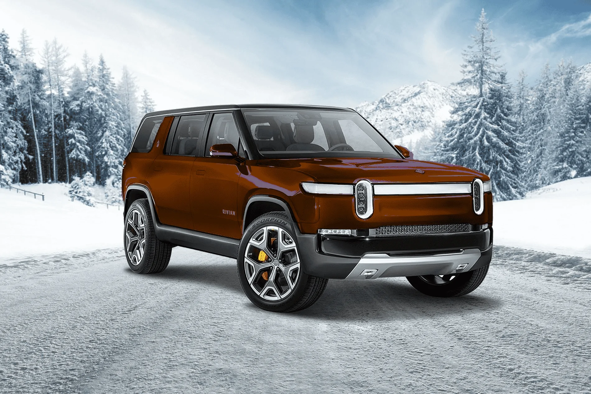 Rivian R1T R1S R1T on an FSR, previewed in all colors we know so far. 1589662494664