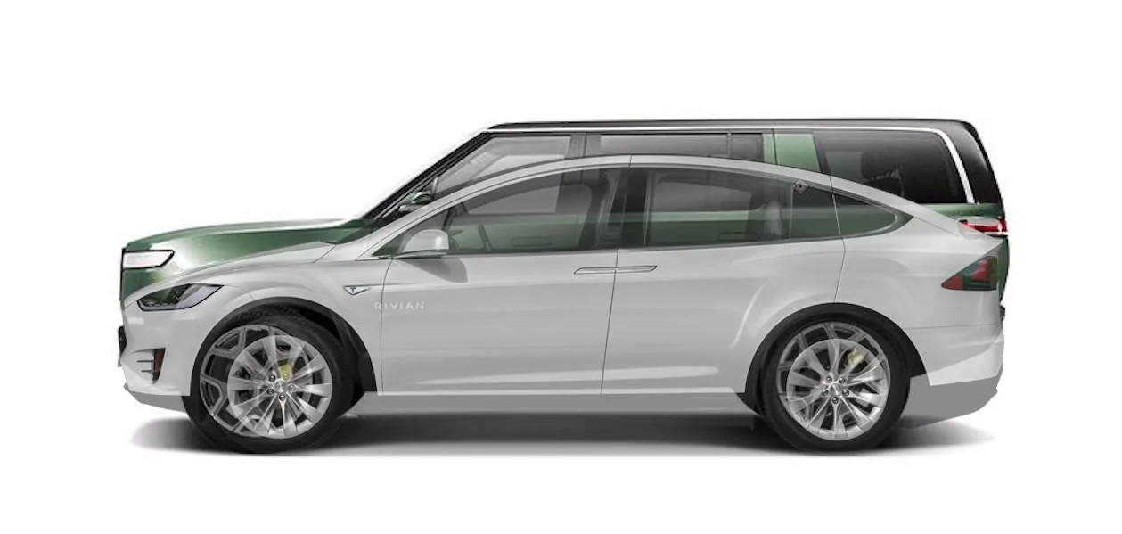 Rivian R1T R1S Rivian R1T size comparisons Car LEngth CompareMX
