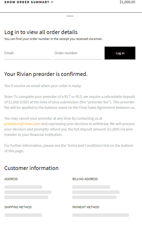 Rivian R1T R1S Find your Rivian Order Number & Post it Here! 1596441528715