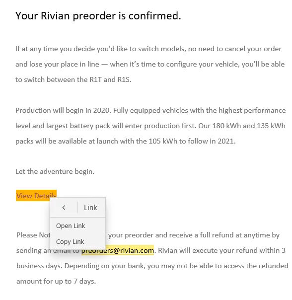 Rivian R1T R1S Rough Calculation of Rivian Orders, Delivery Times 1596683340684
