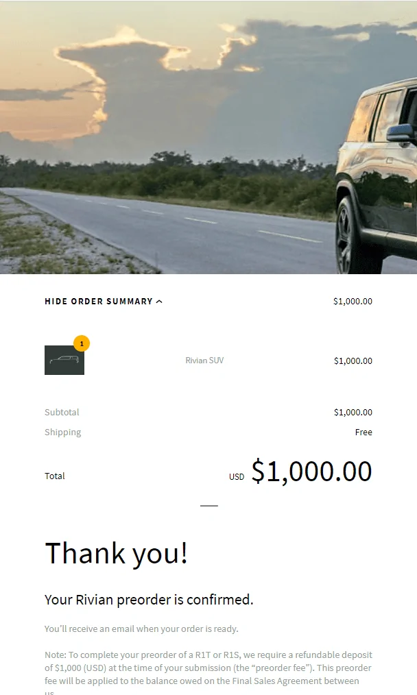Rivian R1T R1S Rough Calculation of Rivian Orders, Delivery Times 1596684025538
