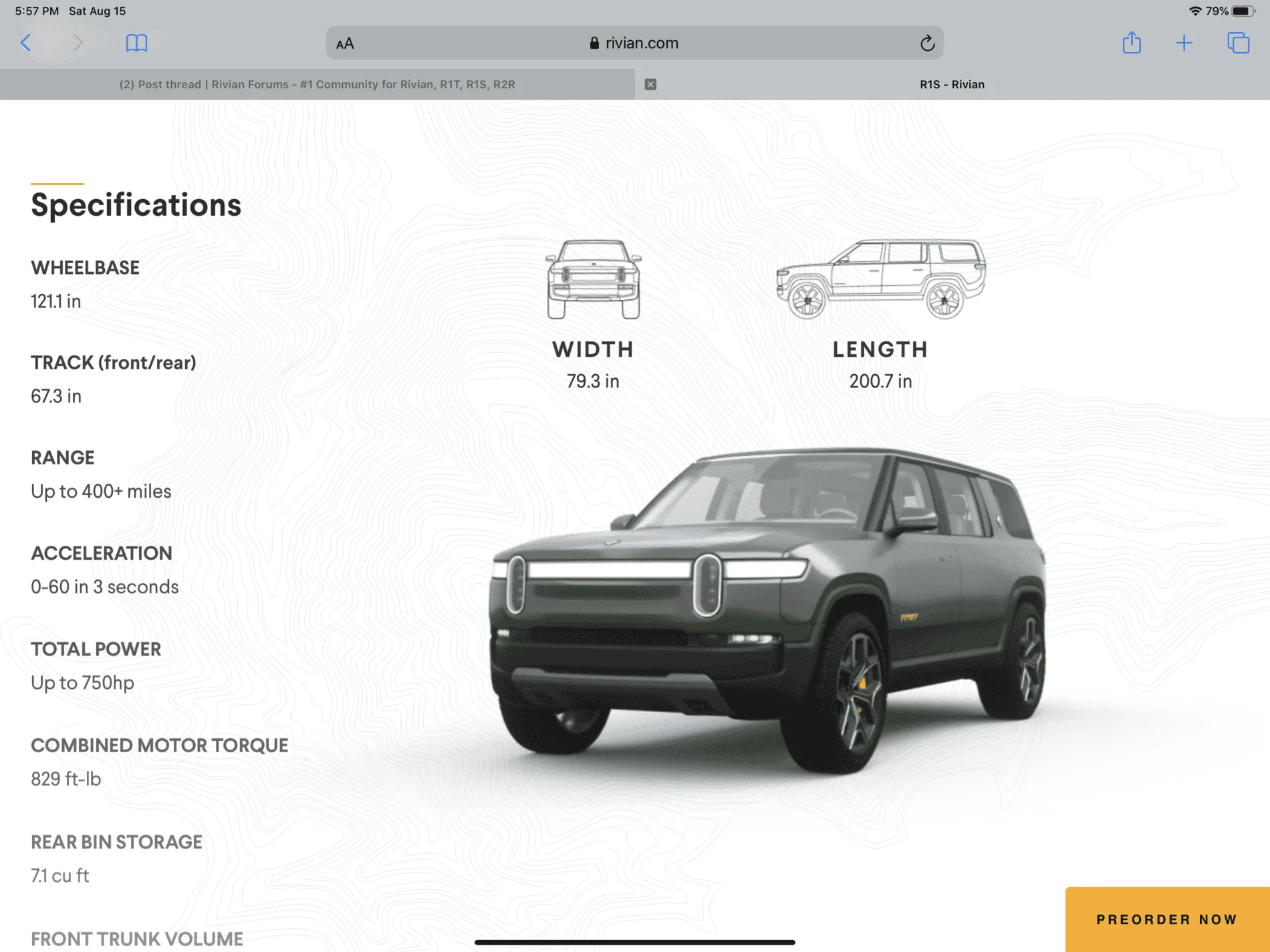 Rivian R1T R1S Lower Range? 09607B86-E3F6-432C-924B-95F77F9C6B1E
