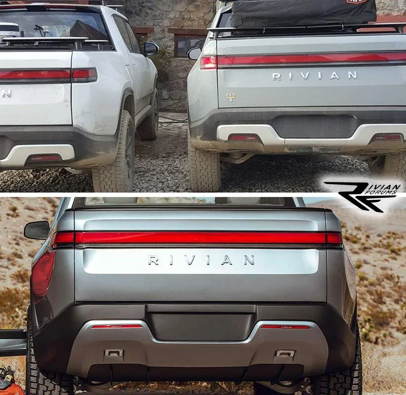 Rivian R1T R1S Tow hitch Preproduction R1T Spied Argentina 2 Compared Concept