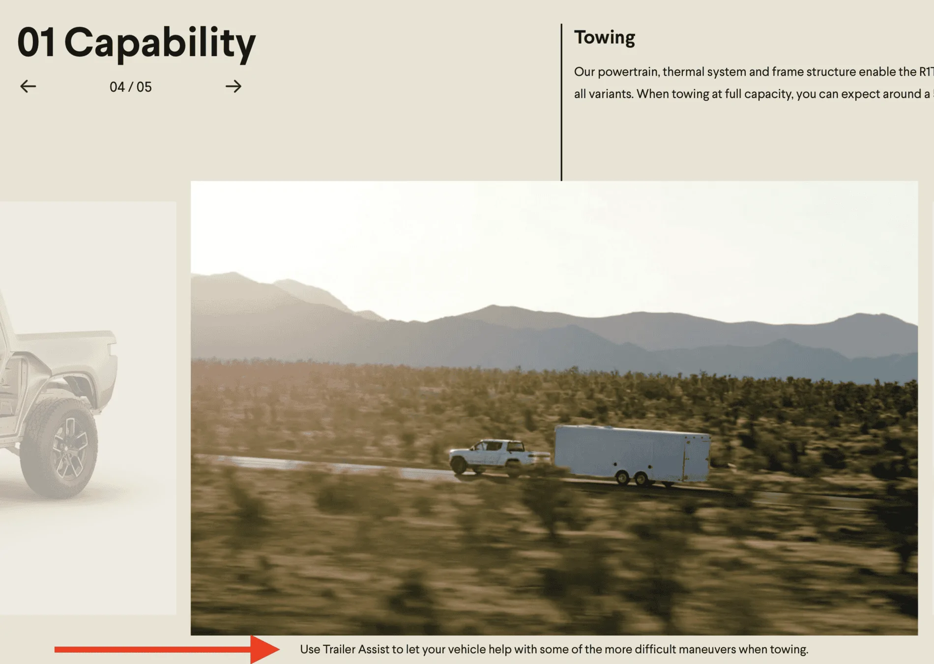 Rivian R1T R1S Rivian payload / towing capacity and trailer brake controller Screen Shot 2020-11-13 at 12.27.09 PM