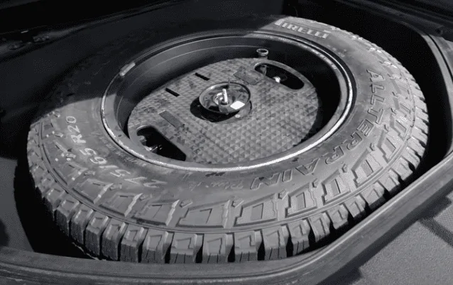 Rivian R1T R1S Tire Sizes Screen Shot 2021-10-08 at 9.46.11 AM