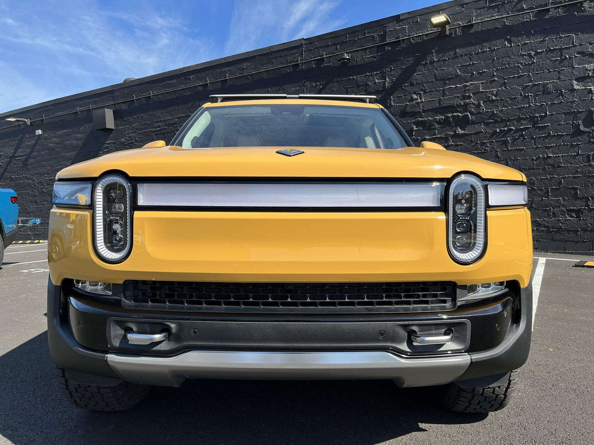 Rivian R1T R1S COMPASS YELLOW R1T Photos Compass Yellow Rivian R1T 1