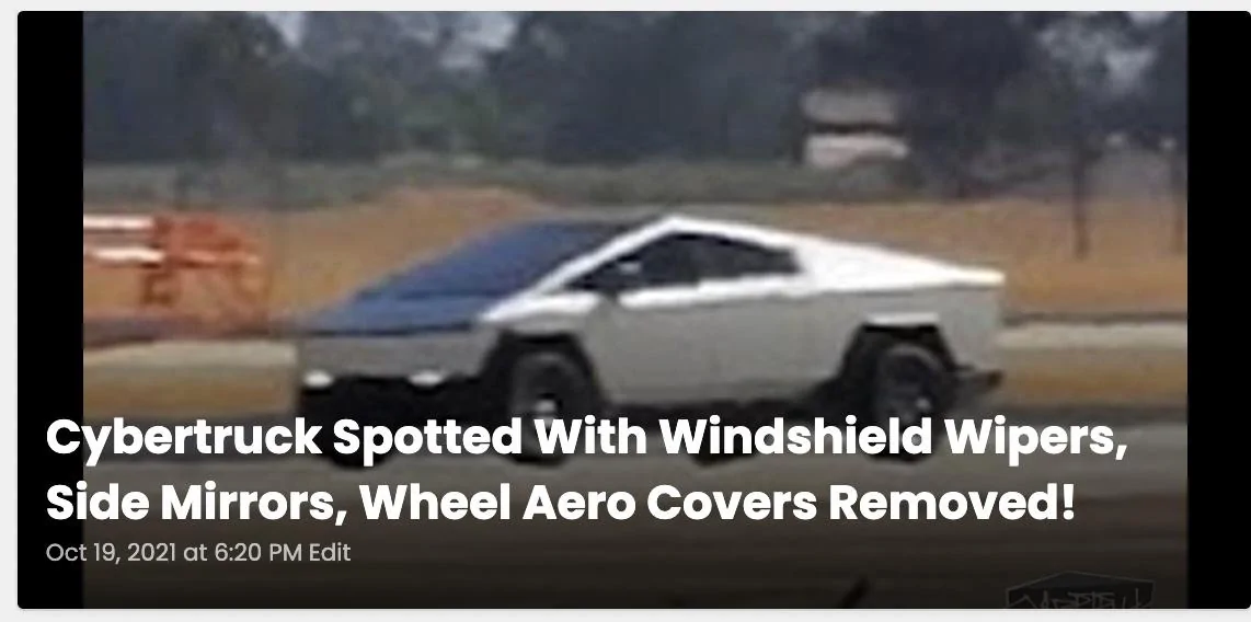 Rivian R1T R1S ? Cybertruck spied with new side mirrors, rear wheel steering, turning radius! screen-shot-2021-10-19-at-8-55-47-pm-jpg