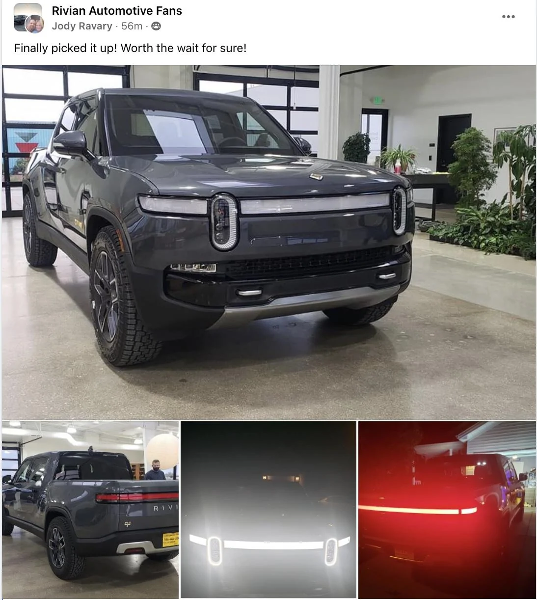 Rivian R1T R1S El Cap Granite R1T delivered to Rivian employee Screen Shot 2021-10-22 at 10.41.19 PM