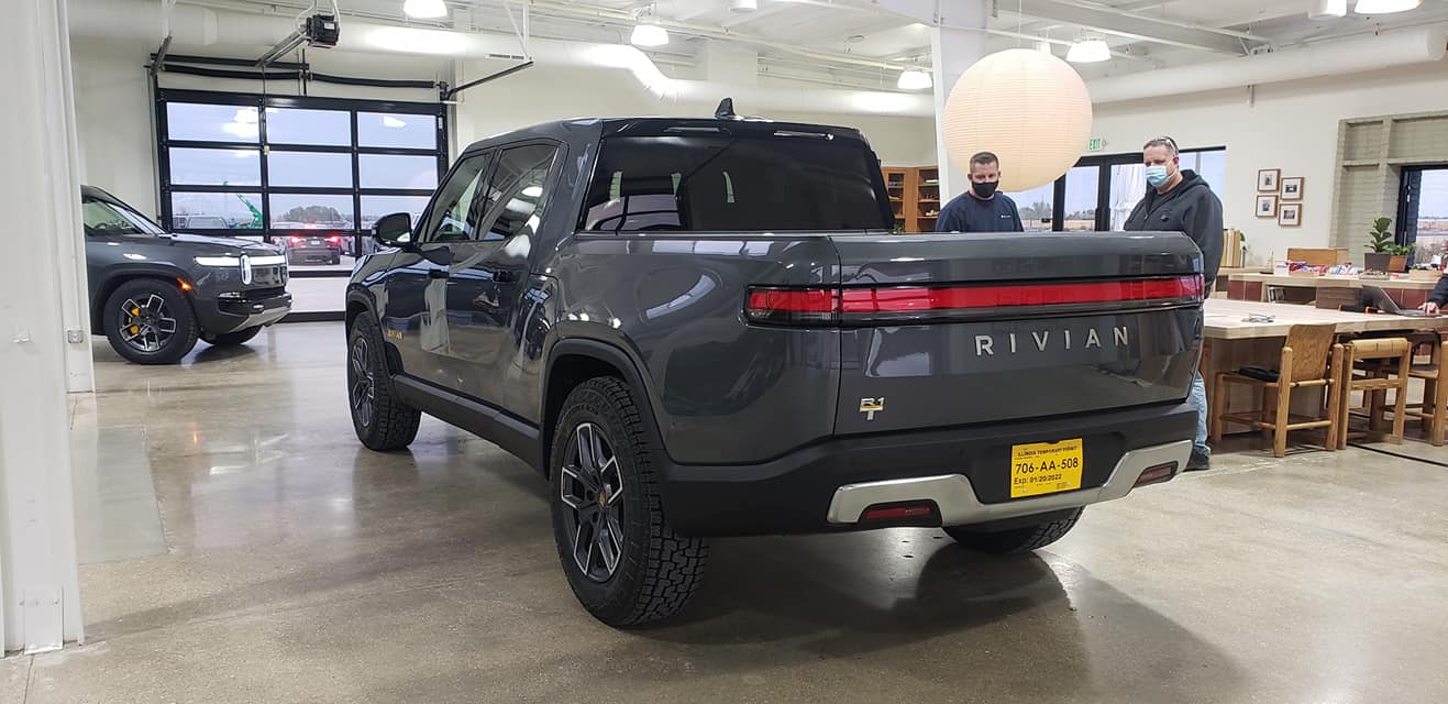 Rivian R1T R1S El Cap Granite R1T delivered to Rivian employee 247564989_10158369522057393_3657510812657966030_n