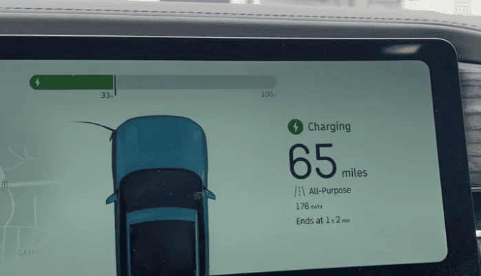 Rivian R1T R1S Displayed Charging info 1635065593641