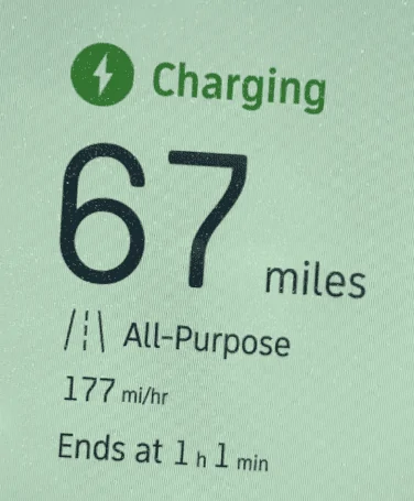 Rivian R1T R1S Displayed Charging info 1635066356257