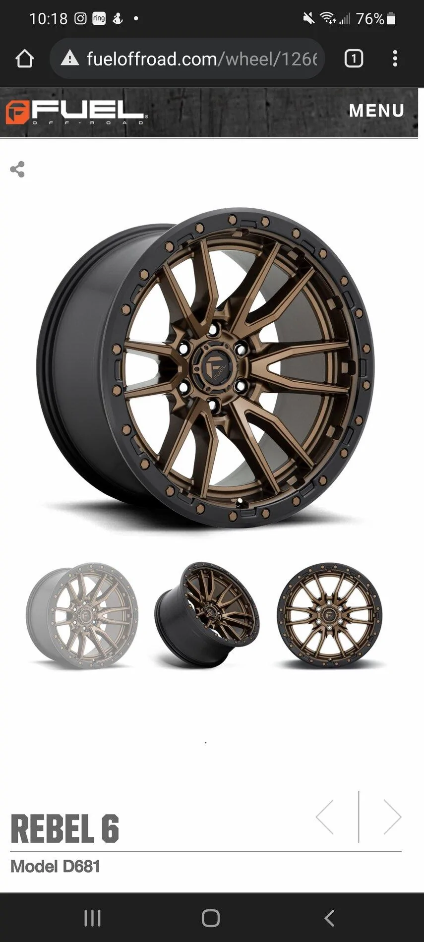 Rivian R1T R1S Non-OEM alternative wheels/tire options Screenshot_20211024-101835_Chrom