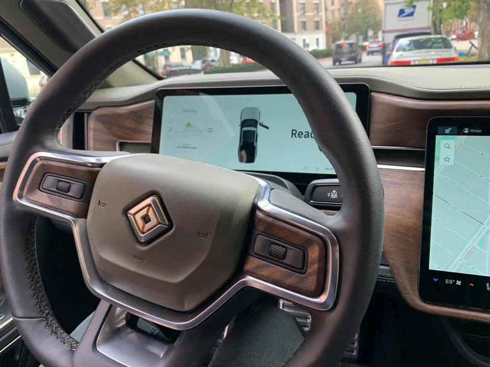 Rivian R1T R1S FOREST EDGE Rivian Interior Photos Rivian Forest Edge Interior