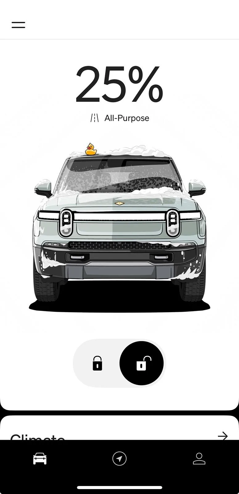 Rivian R1T R1S Scrub-a-dub-dub, bath time! (App picture) IMG_6687