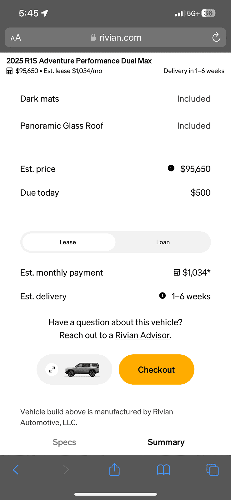 Rivian R1T R1S R1 Shop Strategy (any tips or tricks) IMG_4012