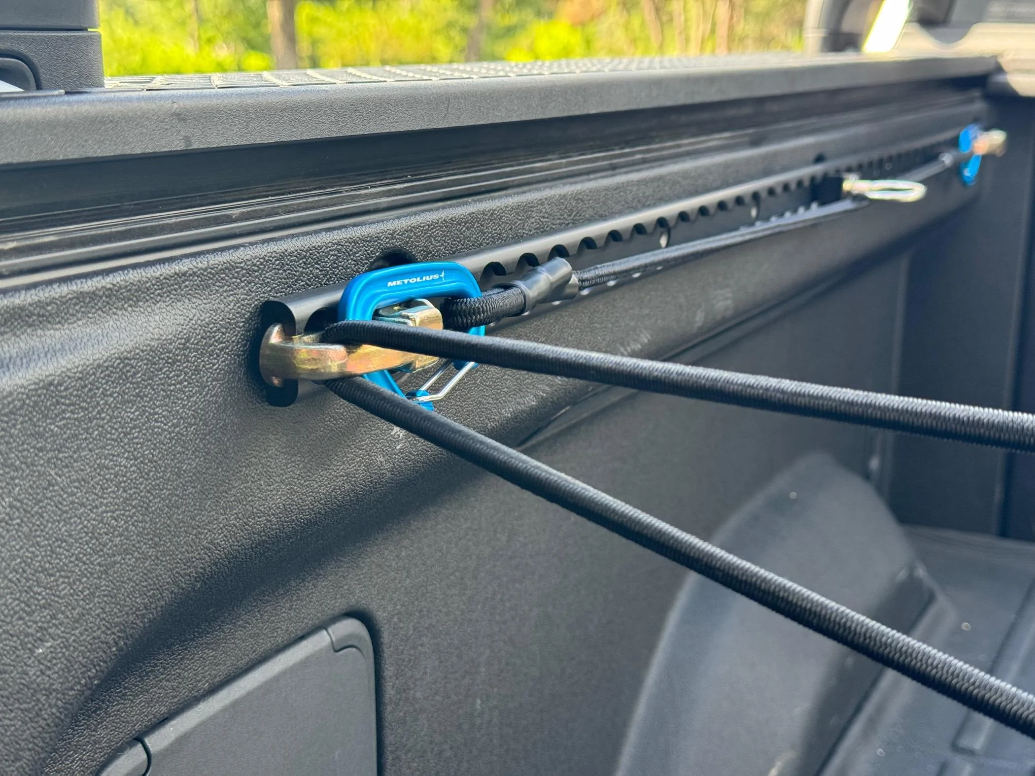 Rivian R1T R1S L-Track tie downs IMG_1356