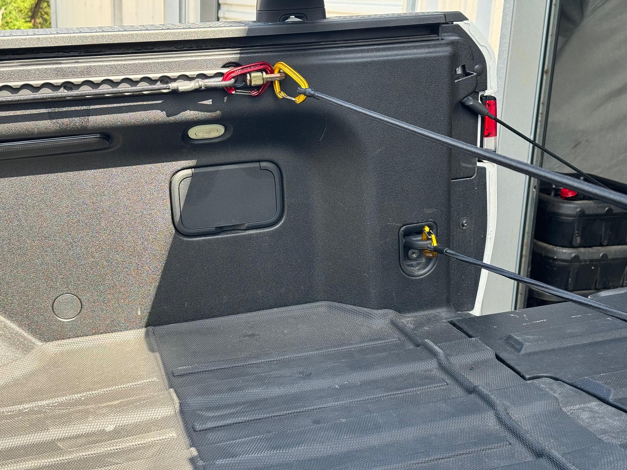 Rivian R1T R1S L-Track tie downs IMG_1358