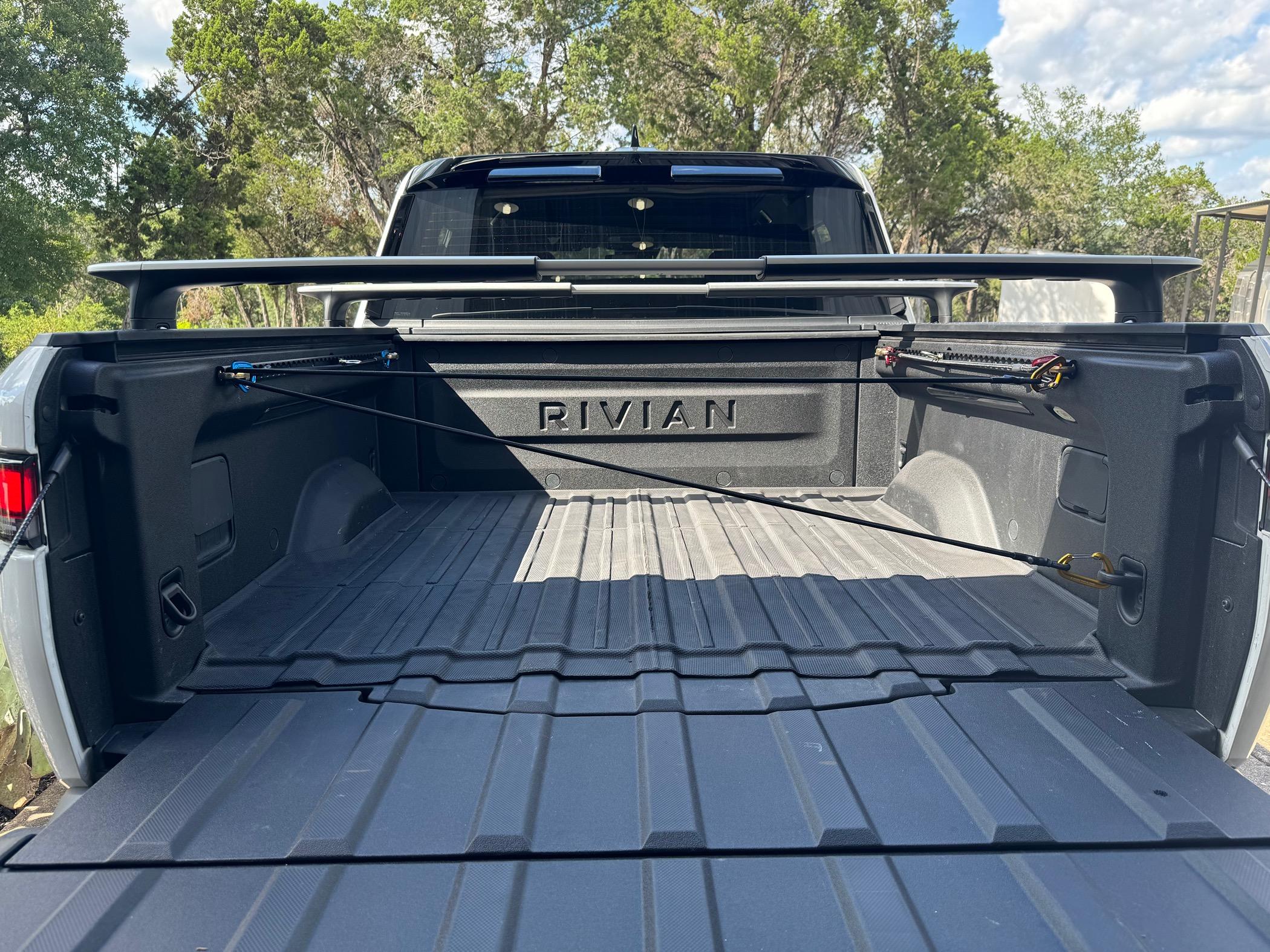 Rivian R1T R1S L-Track tie downs IMG_1355