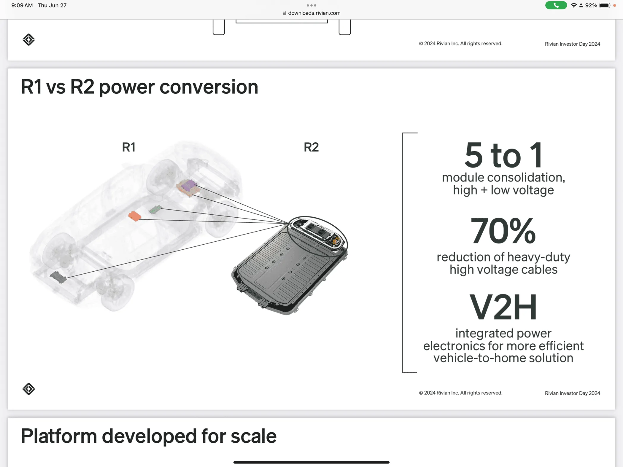 Rivian R1T R1S Investor Day 2024 Live! Gen 2 range figures and other findings IMG_0067