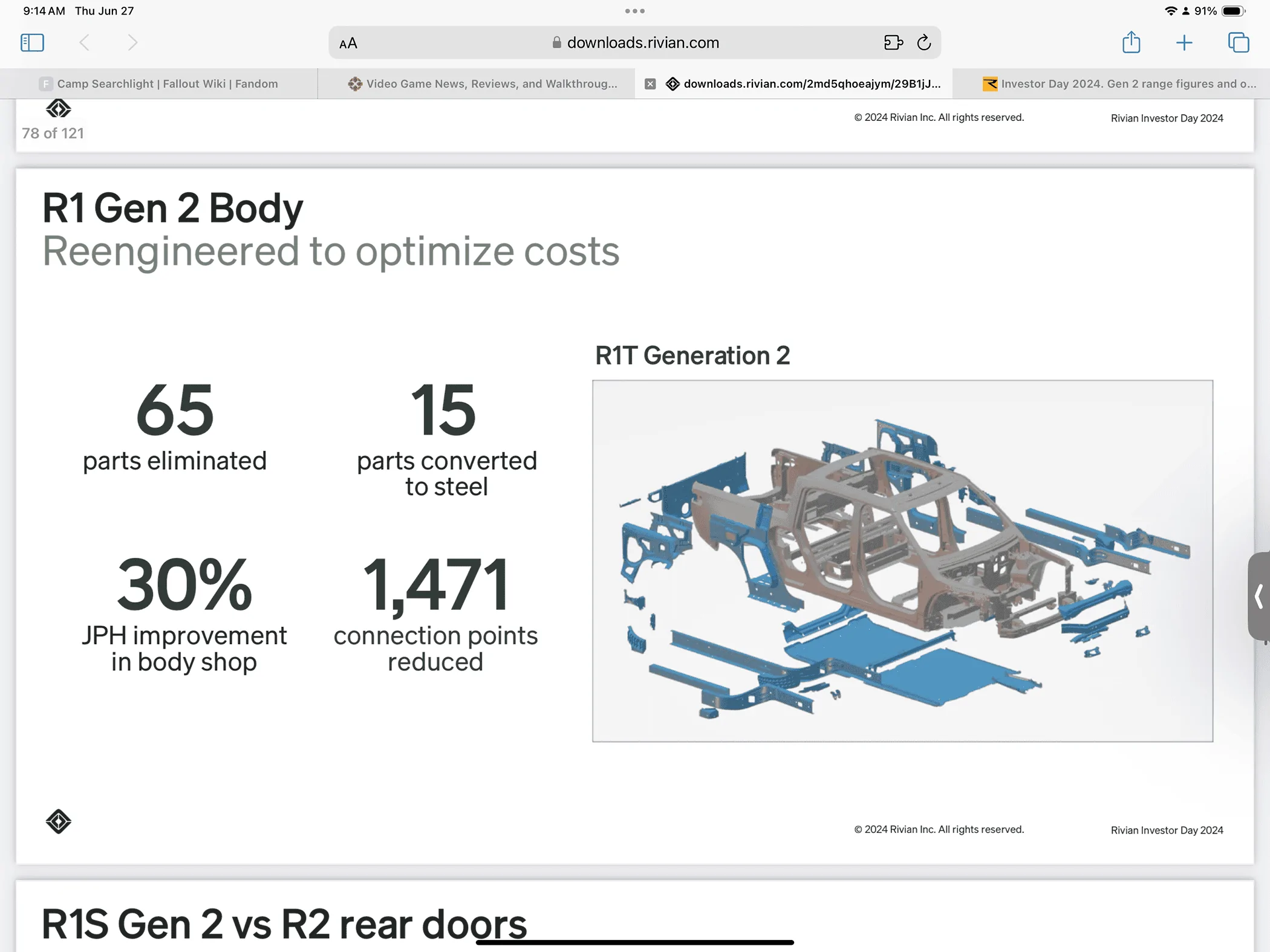 Rivian R1T R1S Investor Day 2024 Live! Gen 2 range figures and other findings IMG_0071