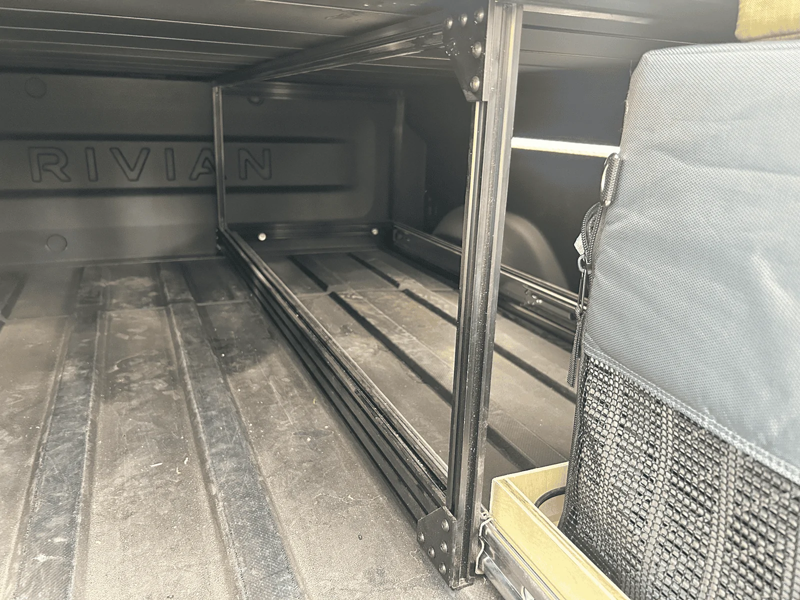 Rivian R1T R1S Camping with my custom pullout camp kitchen! image002
