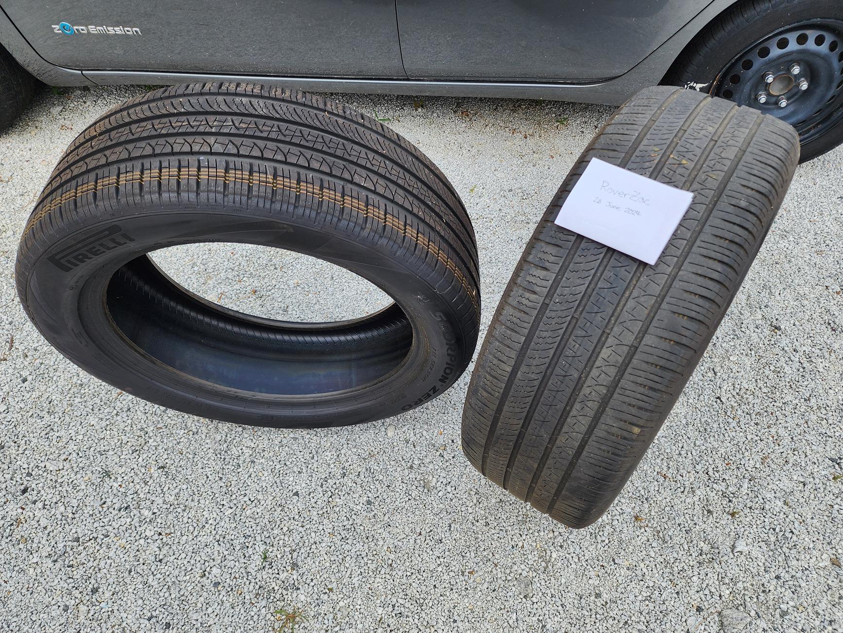 Rivian R1T R1S FS: (New) 22" OEM Pirelli Scorpion Zero + Used second tire 20240628_102840