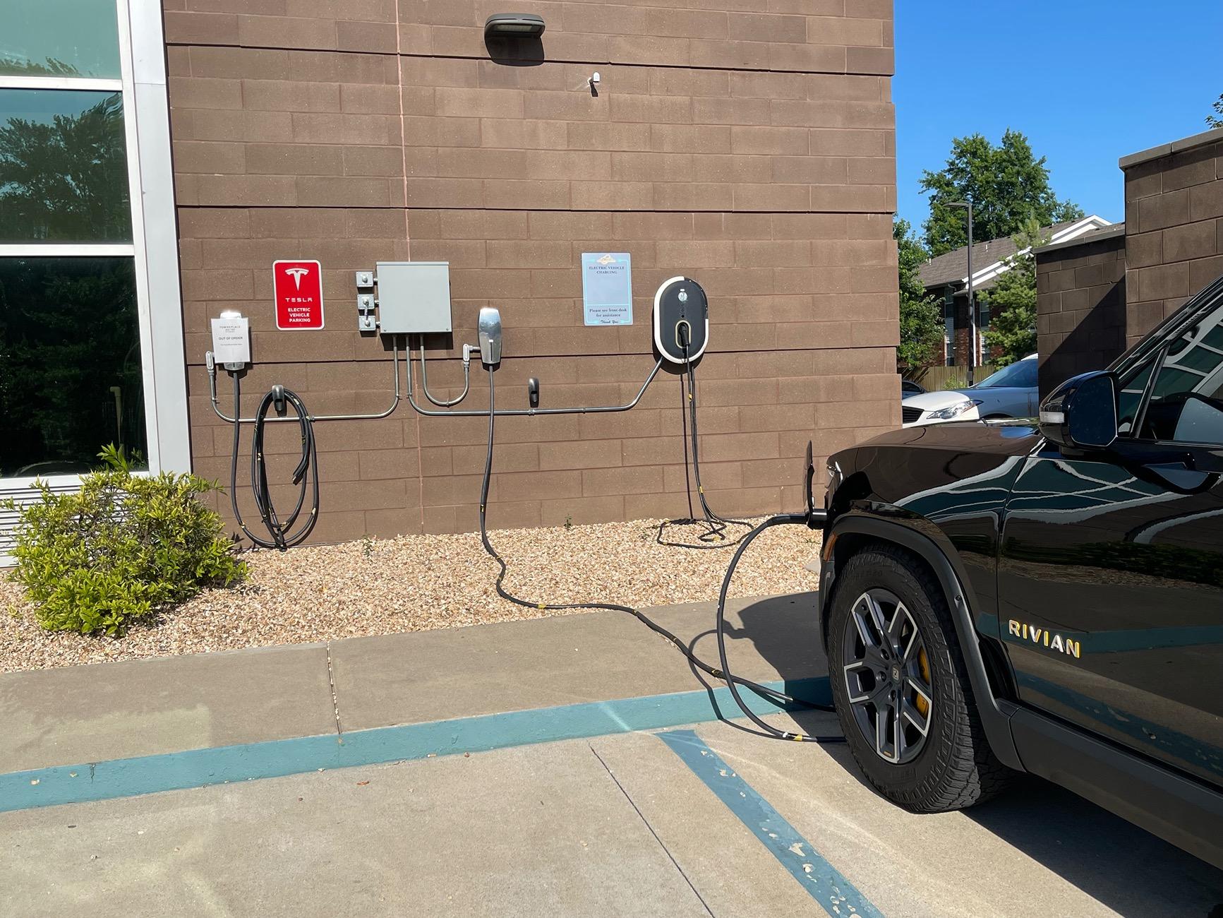 Rivian R1T R1S Hotel Charging Stations IMG_3751