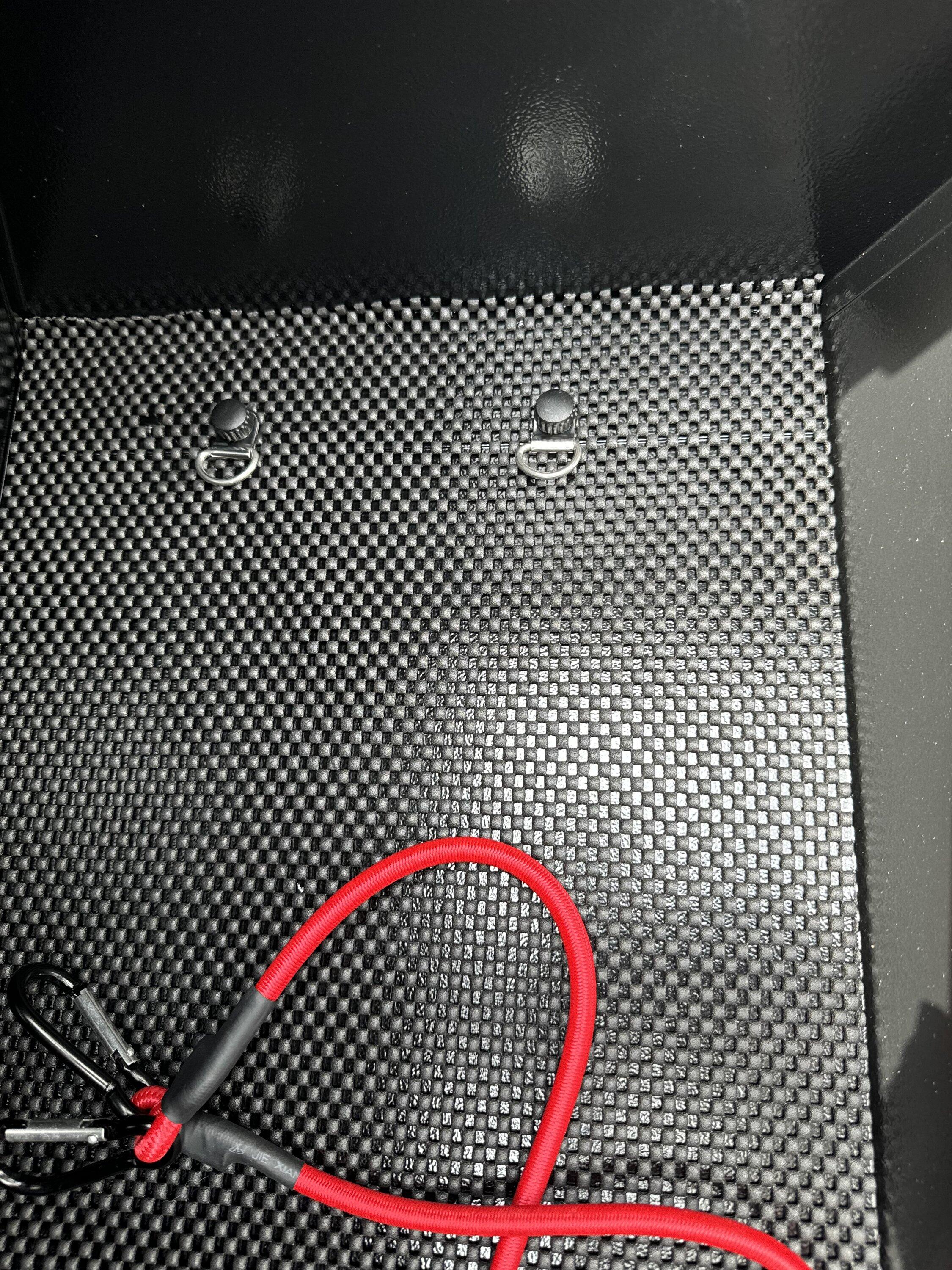 Rivian R1T R1S JEBINC’s Installation Tips and Review of Rivian R1T RMAXX Gear Tunnel Dual Slide Out Trolley Sled and Storage Chests IMG_2588