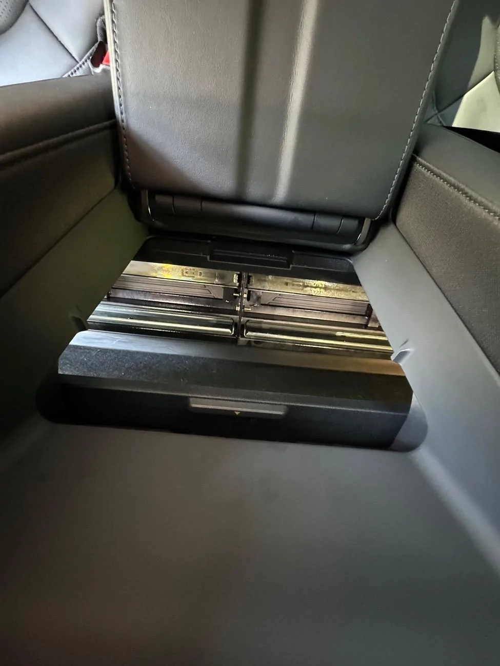 Rivian R1T R1S JEBINC’s Installation Tips and Review of Rivian R1T RMAXX Gear Tunnel Dual Slide Out Trolley Sled and Storage Chests IMG_2601