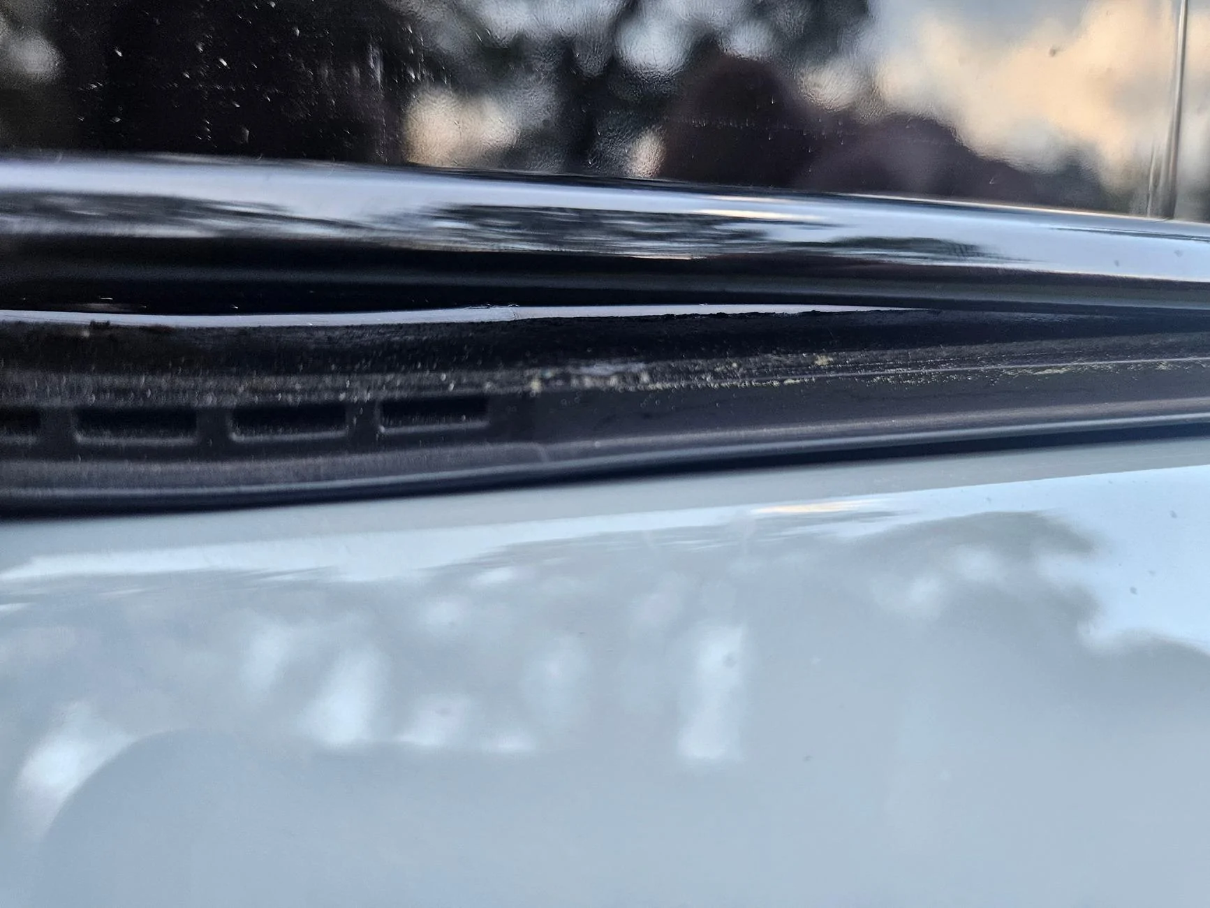 Rivian R1T R1S Trim peeling off 20240630_184857