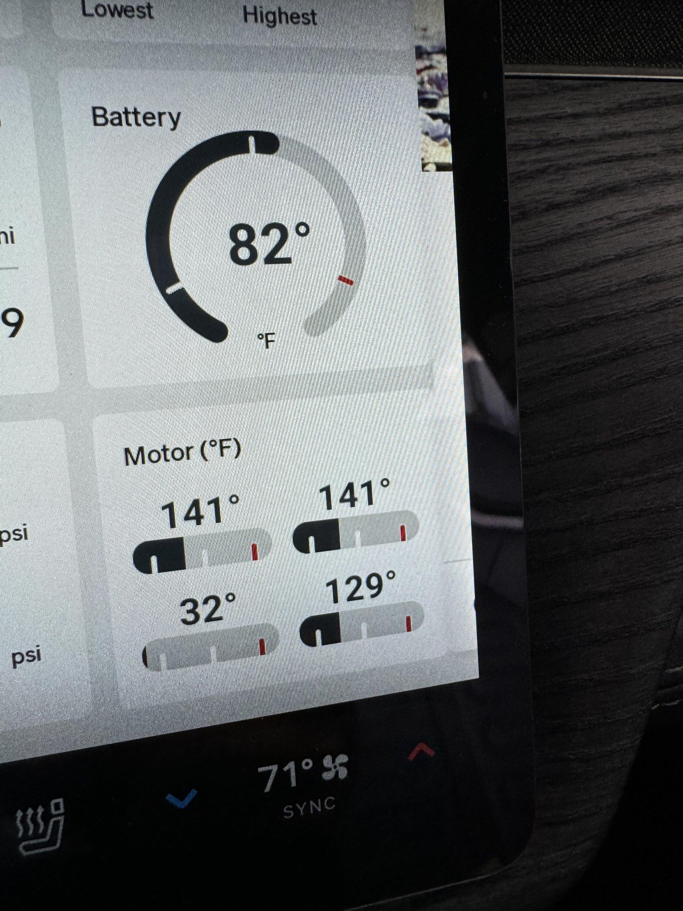 Rivian R1T R1S Motor Unit Temperature not being read IMG_8499