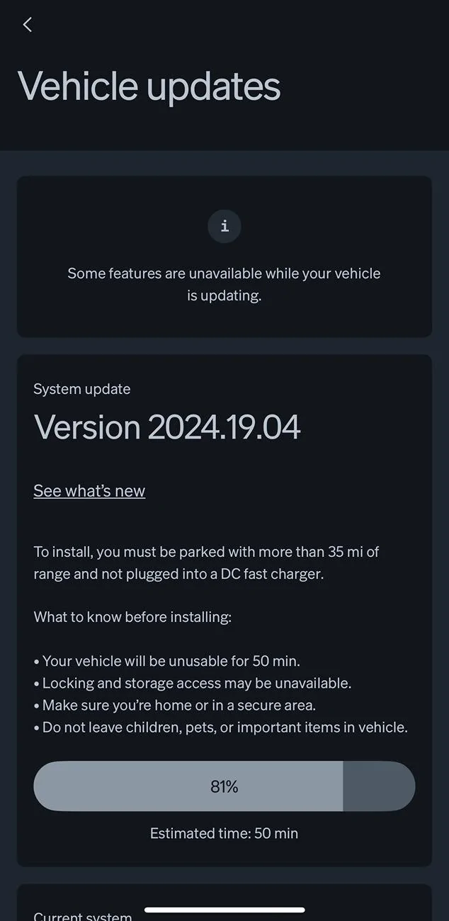 Rivian R1T R1S Gen 1 major ride quality & handling improvement after 2024.19.04 software update - how's your experience? IMG_4312