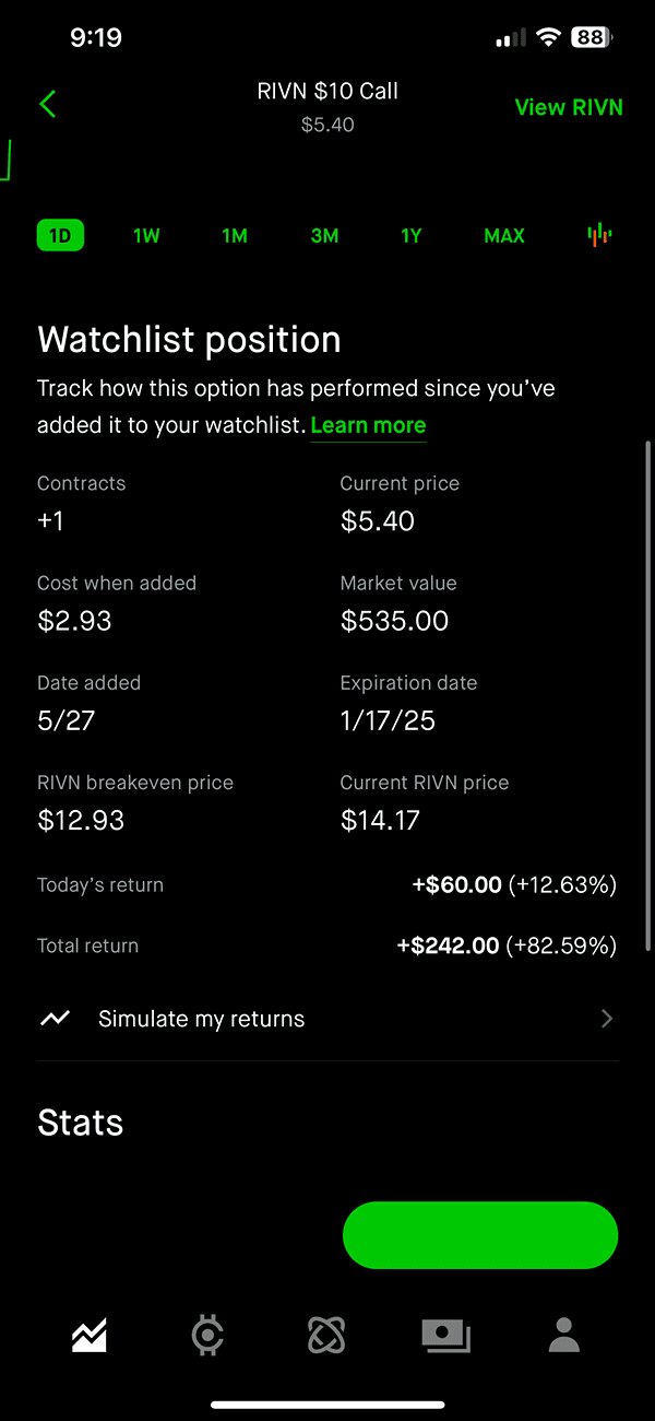 Rivian R1T R1S all EV stock jumped +10% IMG_4329